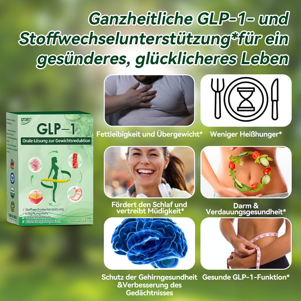 Zertifiziert durch das BfArM 🇩🇪 𝑆𝑇𝐷𝐸𝐼® 𝐺𝐿𝑃-1 𝑂𝑟𝑎𝑙𝑒 𝐿ö𝑠𝑢𝑛𝑔 𝑧𝑢𝑟 𝐺𝑒𝑤𝑖𝑐ℎ𝑡𝑠𝑟𝑒𝑑𝑢𝑘𝑡𝑖𝑜𝑛 👩🔬 Geeignet bei Fettleibigkeit, Herz-Kreislauf-Gesundheit, Diabetes, Schlafapnoe, Gelenkproblemen und mehr💚