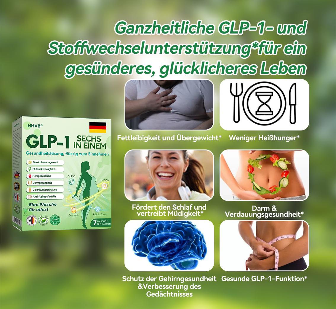 𝐇𝗛𝑉𝖡® 🇩🇪𝐆𝗟𝑷-1 𝐒𝐄𝐂𝐇𝐒 𝐈𝐍 𝐄𝐈𝐍𝐄𝐌 𝐆𝐞𝐬𝐮𝐧𝐝𝐡𝐞𝐢𝐭𝐬𝐥ö𝐬𝐮𝐧𝐠🍀🍀, 𝐟𝐥ü𝐬𝐬𝐢𝐠 𝐳𝐮𝐦 𝐄𝐢𝐧𝐧𝐞𝐡𝐦𝐞𝐧 (Nur eine Dosis pro Tag, sichtbare Veränderungen in 7 Tagen) ✅ Für Fettleibigkeit, kardiovaskuläre Gesundheit, Diabetes, Schlafapnoe, Gelenkprobleme und mehr.