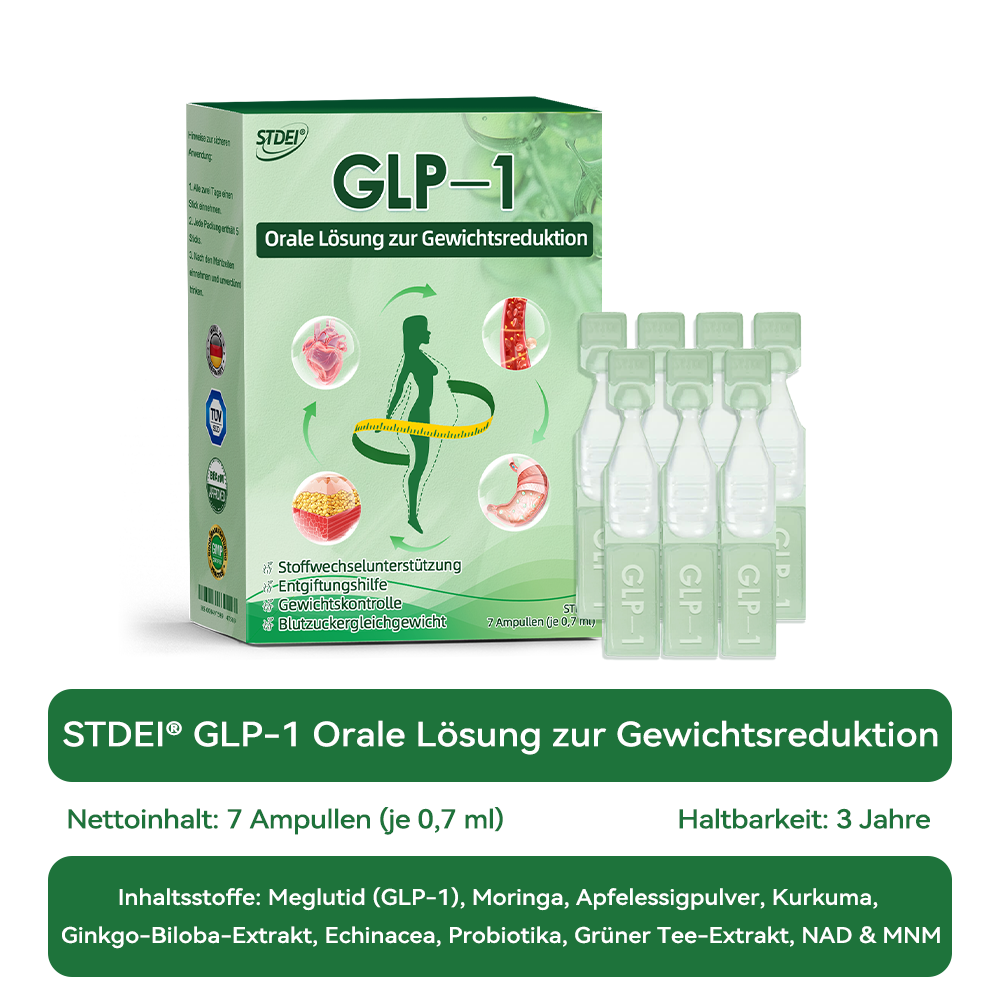 Zertifiziert durch das BfArM 🇩🇪 𝑆𝑇𝐷𝐸𝐼® 𝐺𝐿𝑃-1 𝑂𝑟𝑎𝑙𝑒 𝐿ö𝑠𝑢𝑛𝑔 𝑧𝑢𝑟 𝐺𝑒𝑤𝑖𝑐ℎ𝑡𝑠𝑟𝑒𝑑𝑢𝑘𝑡𝑖𝑜𝑛 👩🔬 Geeignet bei Fettleibigkeit, Herz-Kreislauf-Gesundheit, Diabetes, Schlafapnoe, Gelenkproblemen und mehr💚