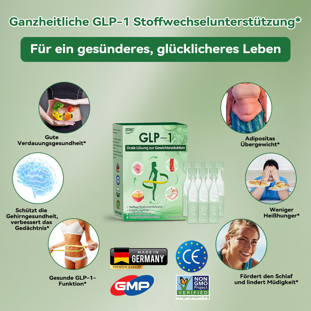 Zertifiziert durch das BfArM 🇩🇪 𝑆𝑇𝐷𝐸𝐼® 𝐺𝐿𝑃-1 𝑂𝑟𝑎𝑙𝑒 𝐿ö𝑠𝑢𝑛𝑔 𝑧𝑢𝑟 𝐺𝑒𝑤𝑖𝑐ℎ𝑡𝑠𝑟𝑒𝑑𝑢𝑘𝑡𝑖𝑜𝑛 👩🔬 Geeignet bei Fettleibigkeit, Herz-Kreislauf-Gesundheit, Diabetes, Schlafapnoe, Gelenkproblemen und mehr💚