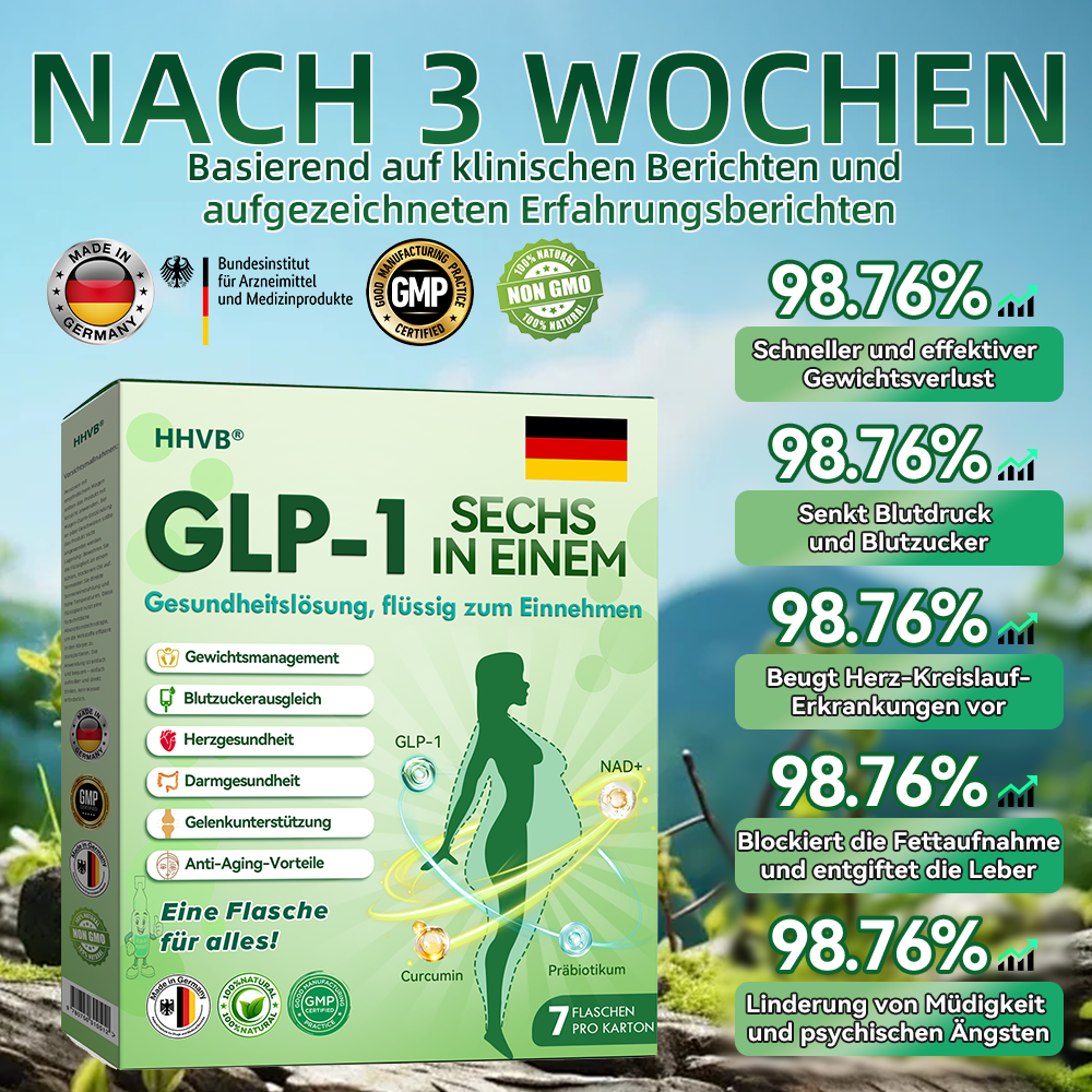 𝐇𝗛𝑉𝖡® 🇩🇪𝐆𝗟𝑷-1 𝐒𝐄𝐂𝐇𝐒 𝐈𝐍 𝐄𝐈𝐍𝐄𝐌 𝐆𝐞𝐬𝐮𝐧𝐝𝐡𝐞𝐢𝐭𝐬𝐥ö𝐬𝐮𝐧𝐠🍀🍀, 𝐟𝐥ü𝐬𝐬𝐢𝐠 𝐳𝐮𝐦 𝐄𝐢𝐧𝐧𝐞𝐡𝐦𝐞𝐧 (Nur eine Dosis pro Tag, sichtbare Veränderungen in 7 Tagen) ✅ Für Fettleibigkeit, kardiovaskuläre Gesundheit, Diabetes, Schlafapnoe, Gelenkprobleme und mehr.