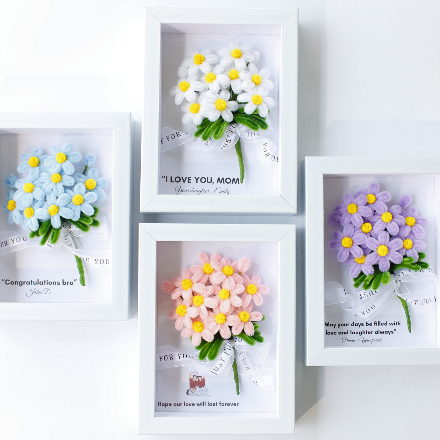 Blue Daisy Flower Frame