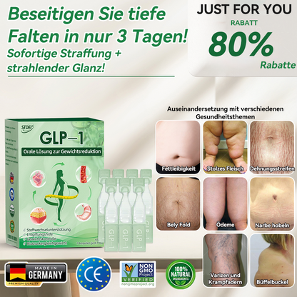 Zertifiziert durch das BfArM 🇩🇪 𝑆𝑇𝐷𝐸𝐼®  𝐺𝐿𝑃-1  𝑂𝑟𝑎𝑙𝑒 𝐿ö𝑠𝑢𝑛𝑔 𝑧𝑢𝑟 𝐺𝑒𝑤𝑖𝑐ℎ𝑡𝑠𝑟𝑒𝑑𝑢𝑘𝑡𝑖𝑜𝑛 👩‍🔬 Geeignet bei Fettleibigkeit, Herz-Kreislauf-Gesundheit, Diabetes, Schlafapnoe, Gelenkproblemen und mehr💚