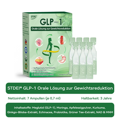 Zertifiziert durch das BfArM 🇩🇪 𝑆𝑇𝐷𝐸𝐼®  𝐺𝐿𝑃-1  𝑂𝑟𝑎𝑙𝑒 𝐿ö𝑠𝑢𝑛𝑔 𝑧𝑢𝑟 𝐺𝑒𝑤𝑖𝑐ℎ𝑡𝑠𝑟𝑒𝑑𝑢𝑘𝑡𝑖𝑜𝑛 👩‍🔬 Geeignet bei Fettleibigkeit, Herz-Kreislauf-Gesundheit, Diabetes, Schlafapnoe, Gelenkproblemen und mehr💚